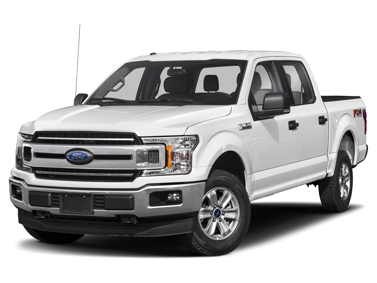 2020 Ford F-150 XLT in Stone Gray Metallic — front three-quarter view