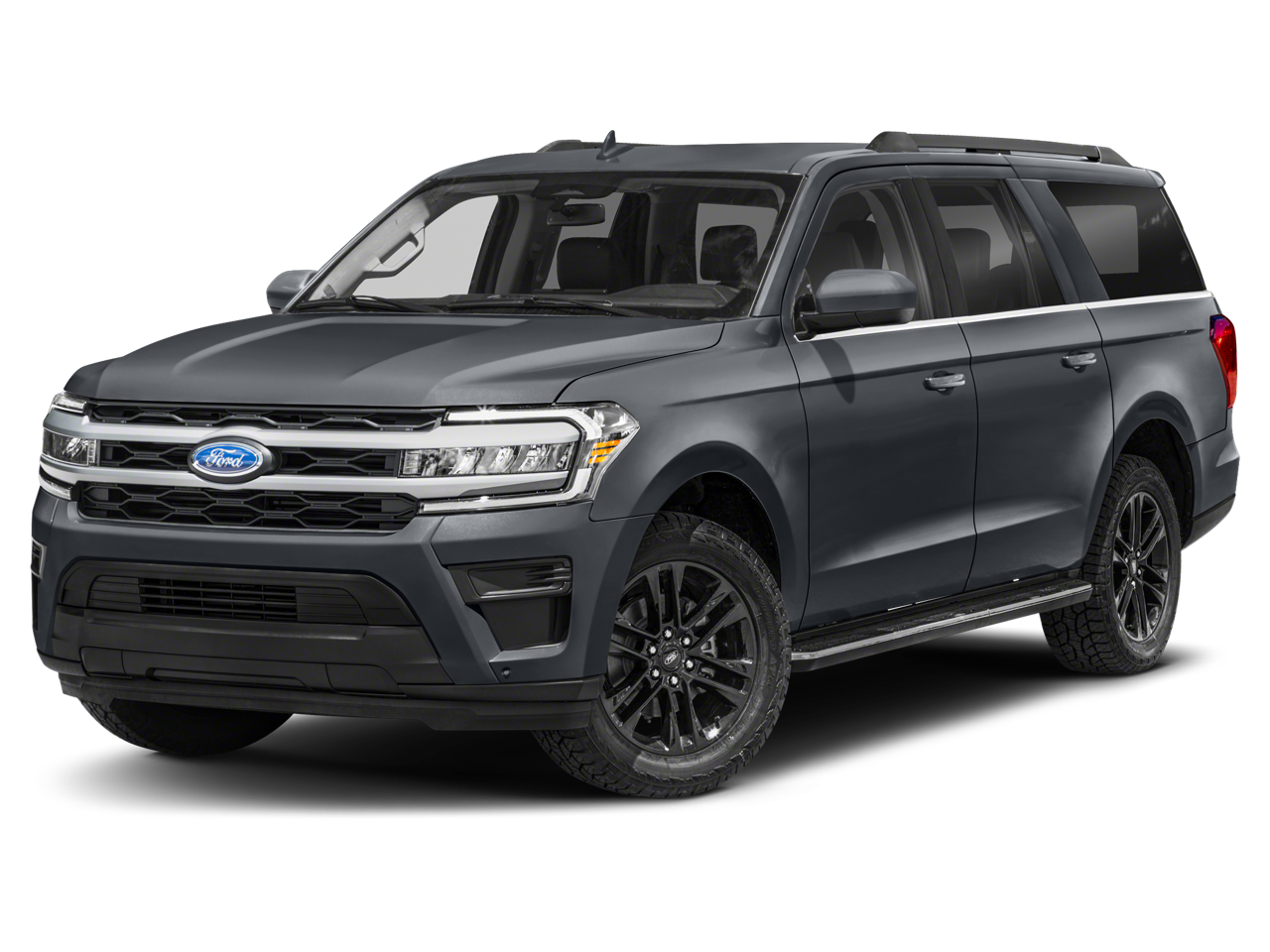 2022 Ford Expedition Max XLT in Green Metallic — front three-quarter view