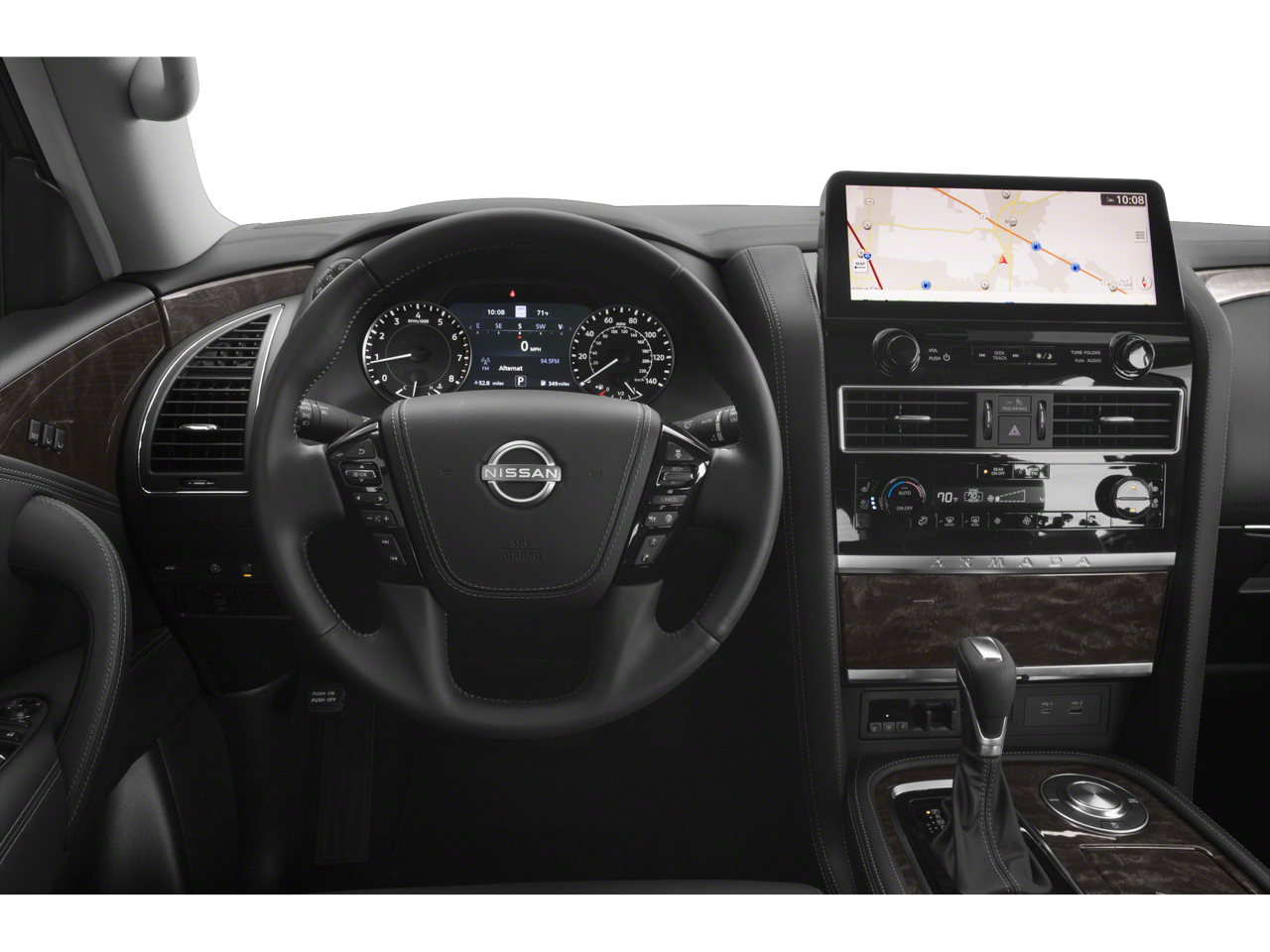 2022 Nissan Armada — interior view