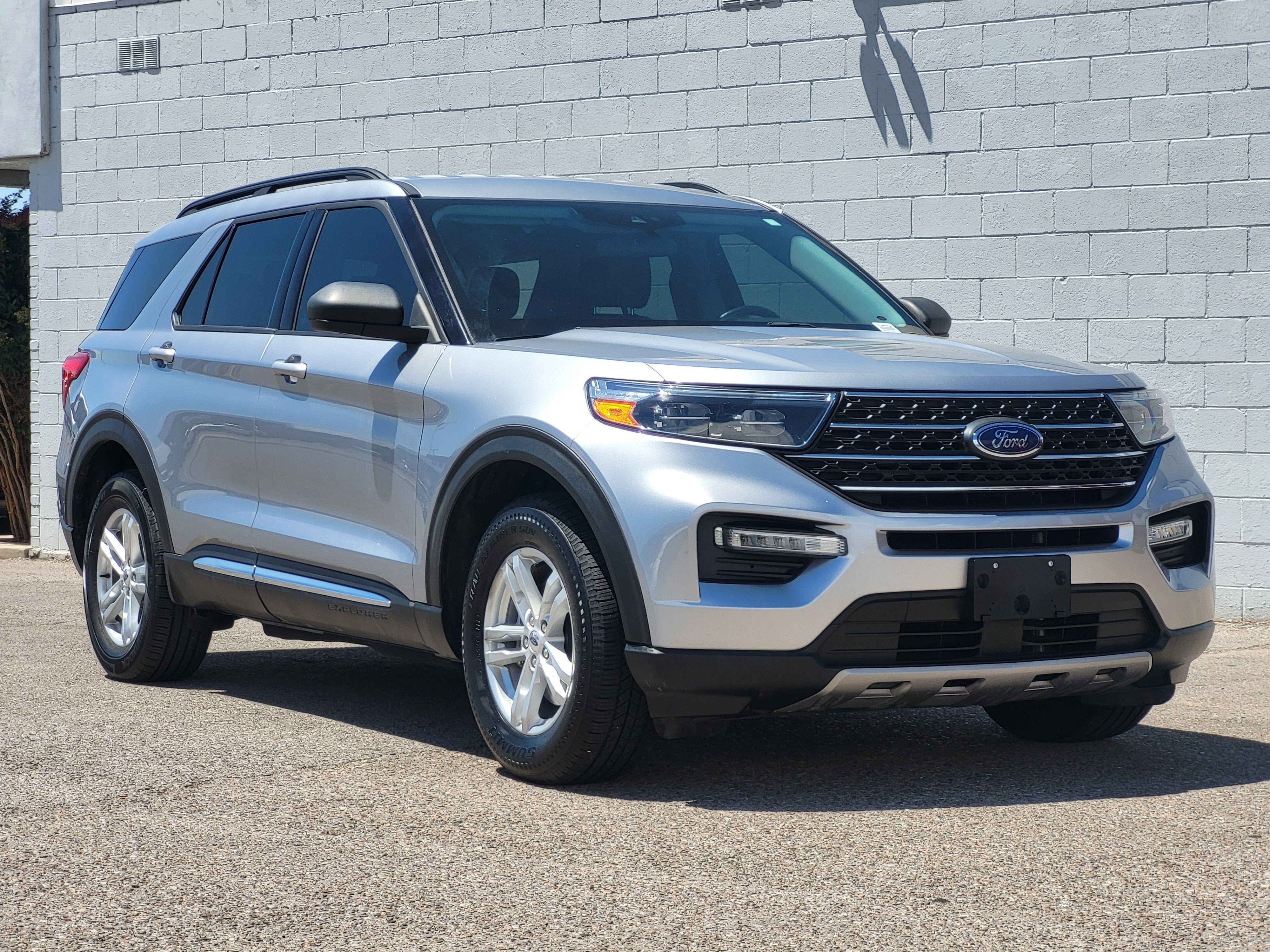 2022 Ford Explorer — rear three-quarter view