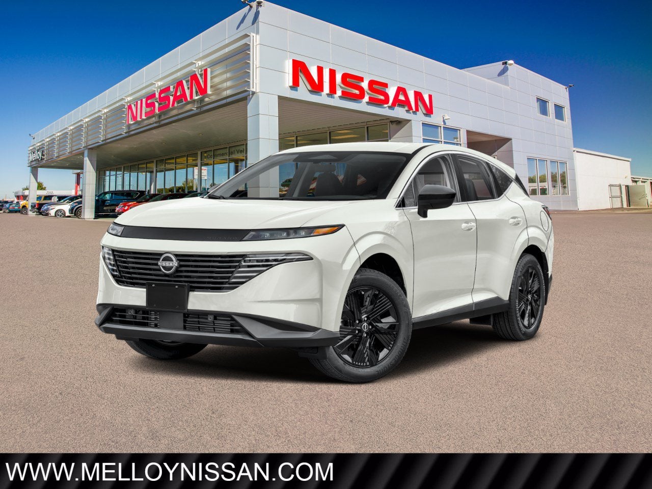 2026 Nissan Murano AWD SV *Ltd Avail* in Everest White Pearl Tricoat — front three-quarter view