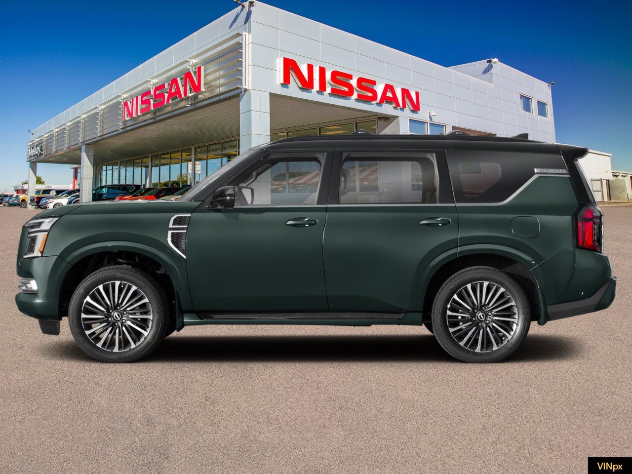 2026 Nissan Armada — rear three-quarter view